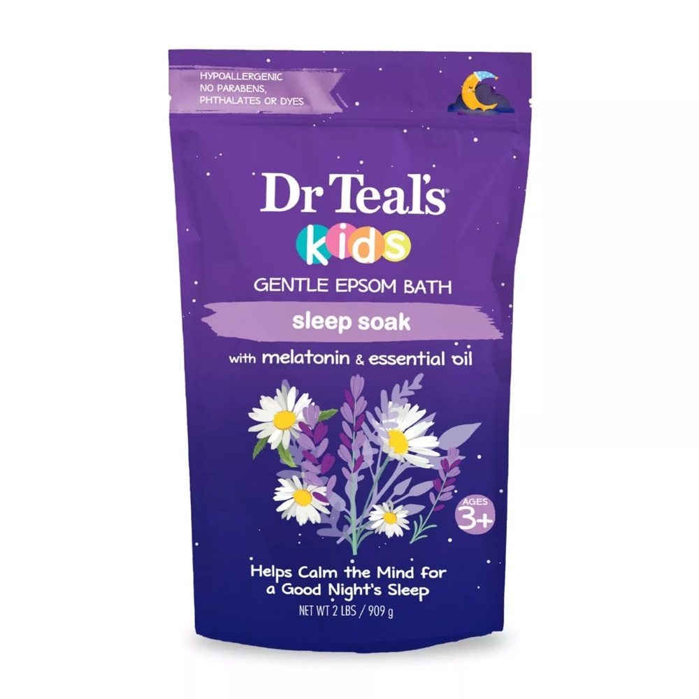 Kids Gentle Epsom Bath Sleep Soak - Purple